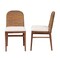 Bali & Pari Nadim Modern Bohemian Natural Seagrass and Acacia Wood 2-Piece Dining Chair Set 242-2PC-13487-ZORO - alternate 7